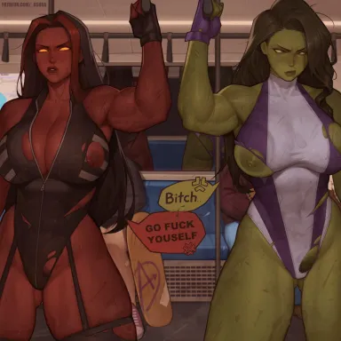 The She-Hulks (Asura) - Asura
