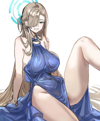 Asuna in blue (@BOW999)[Blue Archive] - @BOW999