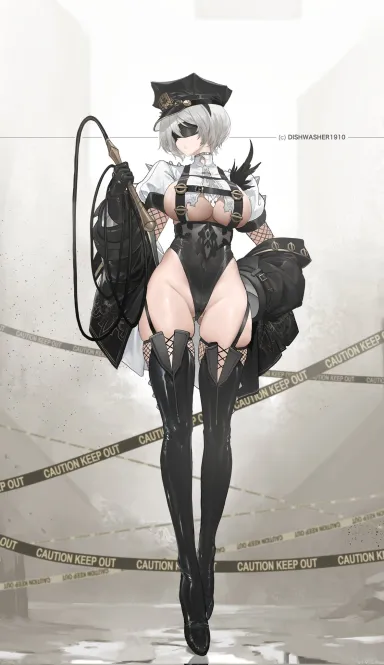2B has some sexy legs (dishwasher1910) [nier automatica] - dishwasher1910