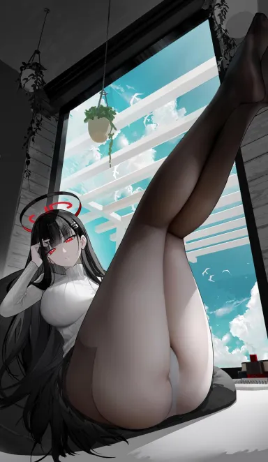 Rio's thighs [Blue Archive] - Blue Archive