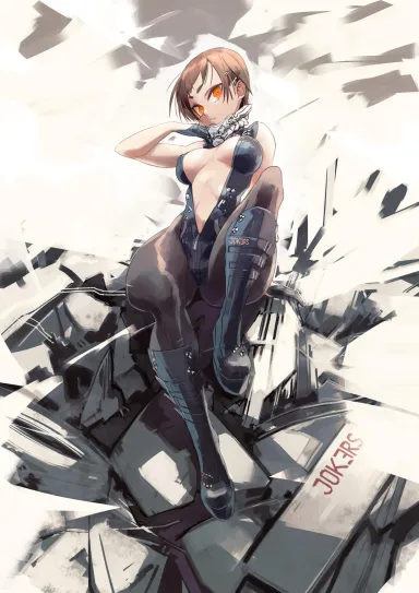 [OC] Kei - Sukeban Waifu from Wars: Speedometer. - OC