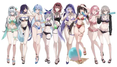 [Honkai Star Rail] Bikini Beauties - Honkai Star Rail