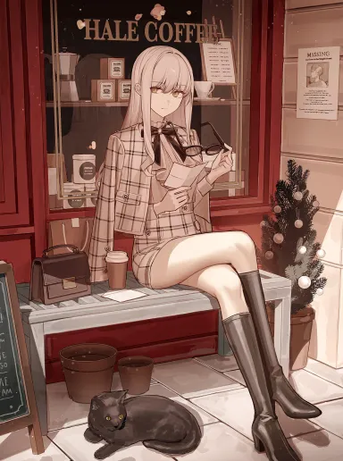 Coffee Shop [Artist's Original] - Artist's Original