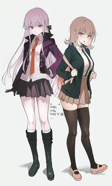 Chiaki Nanami & Kyoko Kirigiri [Danganronpa] - Danganronpa