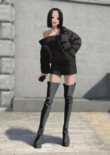 Full Black Outfit [Artist's Original] - Artist's Original