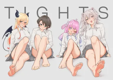 Choco, Subaru, Aqua, and Botan [Hololive] - Hololive