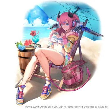 Relaxing at the beach [Star Ocean] - Star Ocean