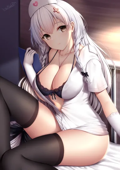Nurse Undressing [Azur Lane] - Azur Lane