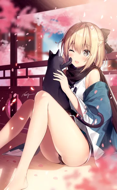 Okita Playing With Her Pussy [FGO] - FGO